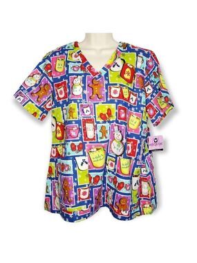 Snowman‎ Gingerbread Scrub Top